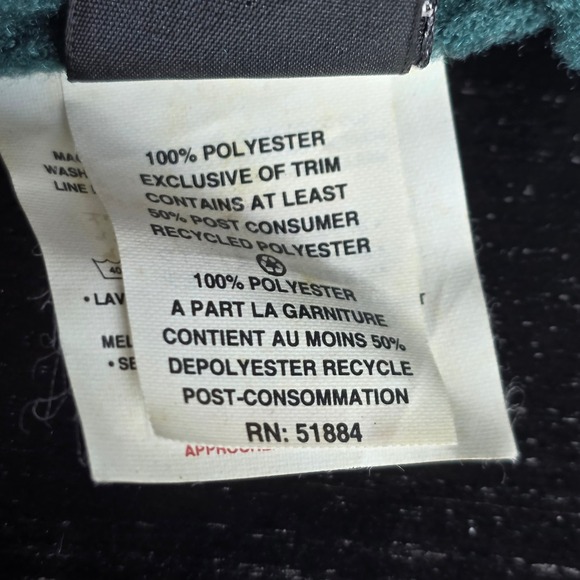 Patagonia Synchilla USA Made Vintage Fleece Duckbill 5 Panel Hat Cap Retro Aztec - Picture 8 of 8